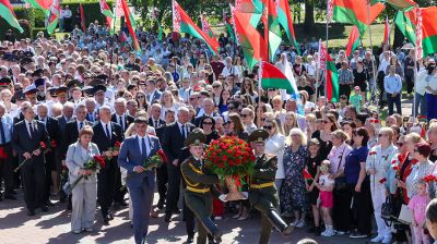 Могилевчане встречают День Независимости