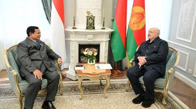 Лукашенко провел встречу с Президентом Индонезии Правобо Субианто
