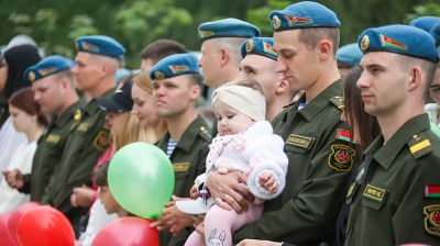Новый дом для военнослужащих введен в строй в Марьиной Горке