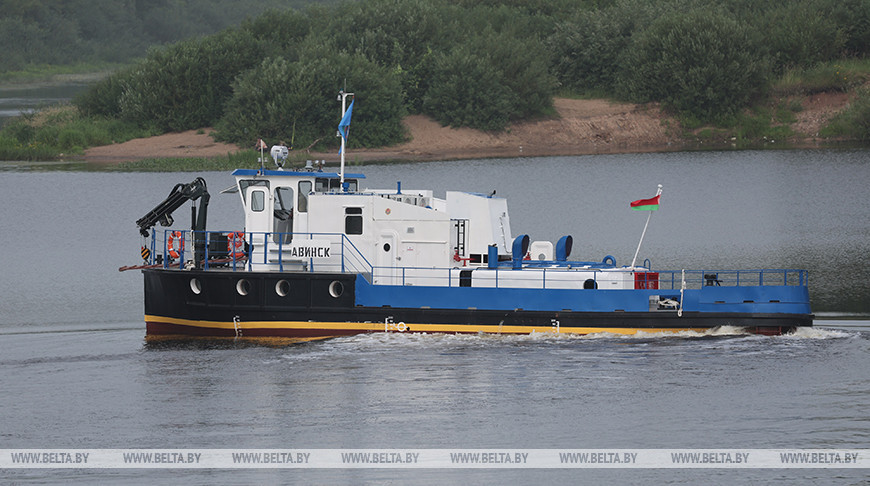 В Витебске построили речной теплоход