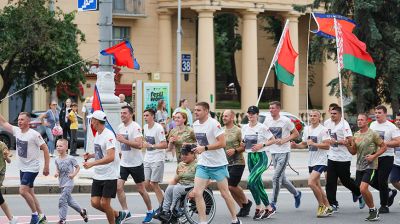 Белорусско-российский "Марш Победы" прибыл в Минск