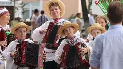 Региональный фестиваль "Грай, гармонік!" собрал в Ельске профессиональных музыкантов и любителе
