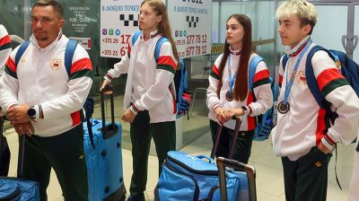 Белорусская делегация вернулась с Европейского юношеского олимпийского фестиваля