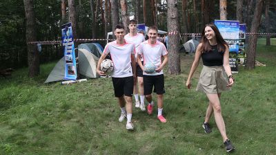 Туристический слет "Студенческая жара" стартовал в Гомеле