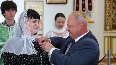 Многодетным женщинам Могилевского района вручили орден Матери в храме Святой Троицы 
