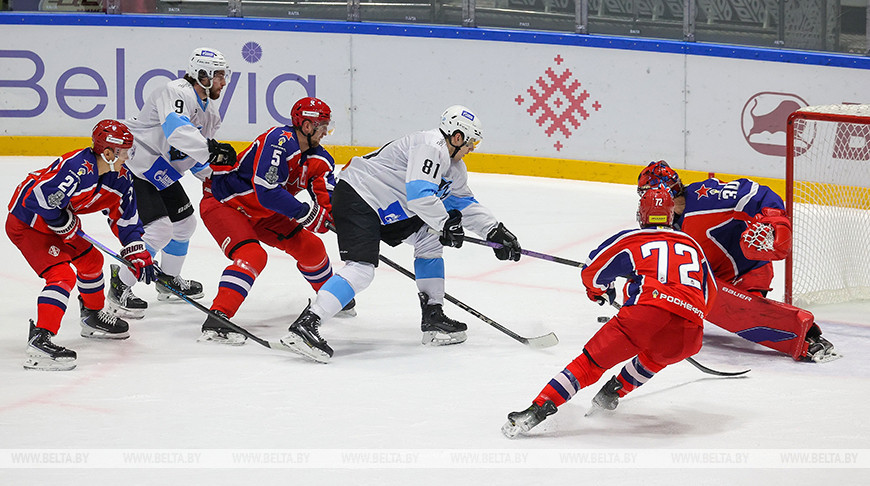 Хоккеисты минского "Динамо" обыграли ЦСКА в товарищеском матче