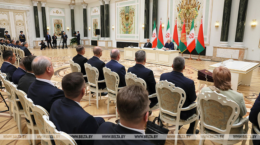 Президенты Беларуси и Ирана приняли совместное заявление об углубленном развитии белорусско-иранских отношений 