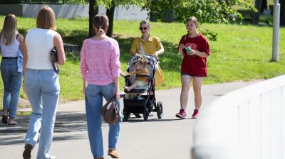 Солнечный августовский день в Минске