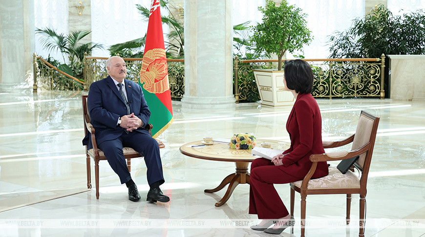 Лукашенко дал интервью Медиакорпорации Китая