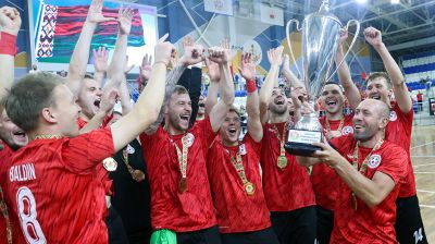 Оршанский "Витэн" в пятый раз выиграл Суперкубок Беларуси по мини-футболу