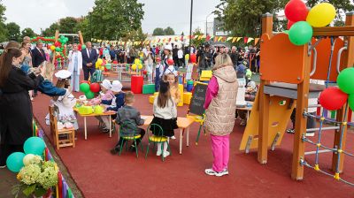 Праздник для детворы. Спортивно-игровой комплекс открыли в Могилеве