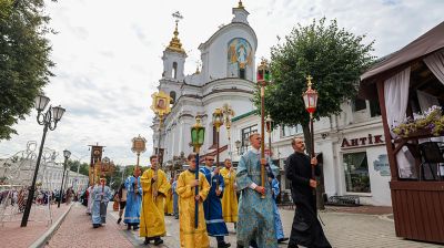 Праздничным шествием в Витебске отметили Успение Пресвятой Богородицы