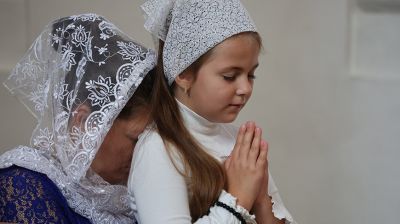 В Свято-Успенском кафедральном соборе Витебска прошел молебен, посвященный началу учебного года