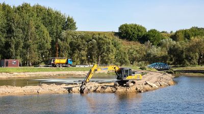 В Могилеве ведется масштабное благоустройство на реке Дубровенка