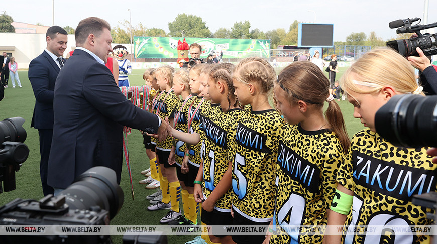 В Минске определились победители и призеры турнира юных футболистов "Кожаный мяч" 