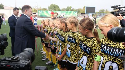 В Минске определились победители и призеры турнира юных футболистов "Кожаный мяч" 