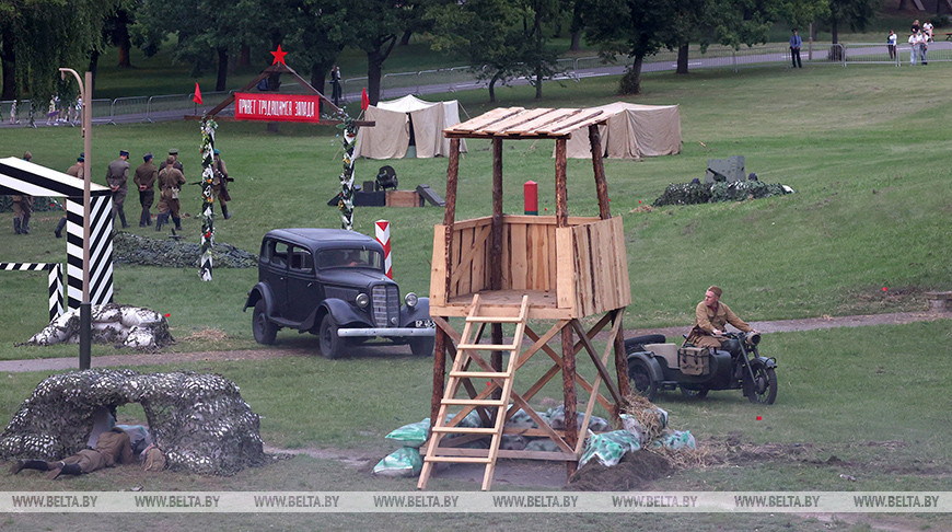В Лиде реконструировали эпизоды освобождения белорусов от панского гнета