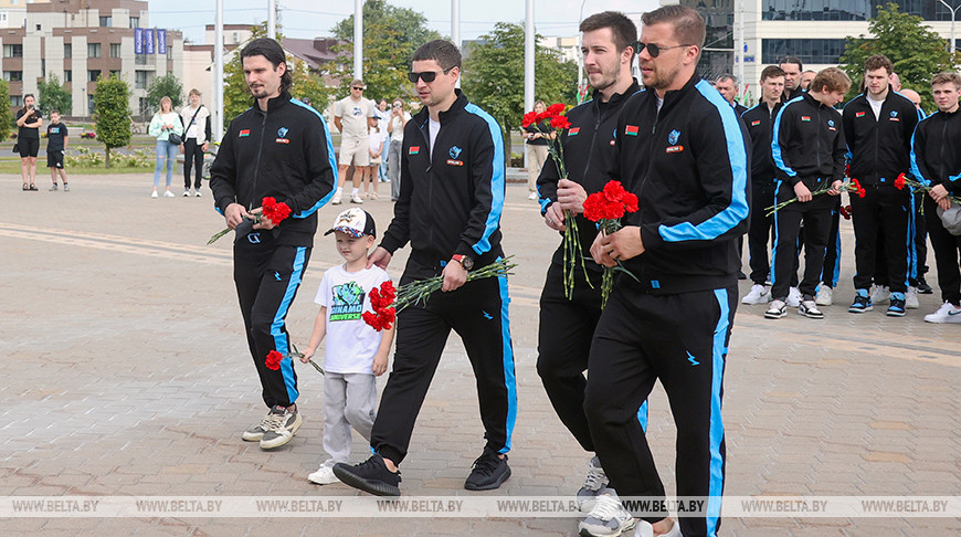 В Минске почтили память хоккеистов "Локомотива" из Ярославля