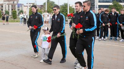 В Минске почтили память хоккеистов "Локомотива" из Ярославля