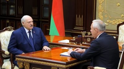 Лукашенко принял с докладом Сергеенко
