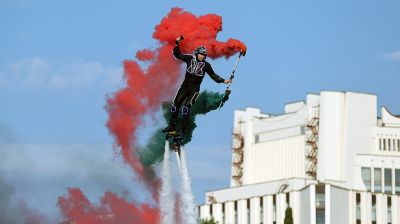 Фестиваль сыра и флайборд-шоу. Гродно отметил День города