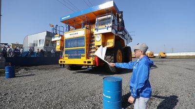 Лучшего водителя БЕЛАЗа выбирают в Жодино 
