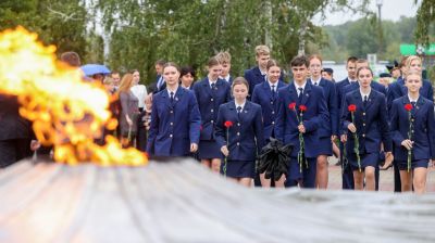 Митинг на Кургане Славы в Гродно собрал более 100 прокурорских работников