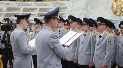 Около 90 молодых следователей принесли присягу в Минске