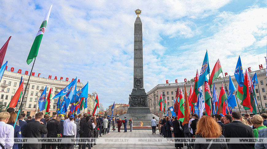 Фестиваль профессий. В центре Минска состоялось шествие студентов и учащихся 