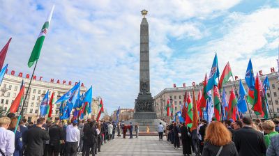 Фестиваль профессий. В центре Минска состоялось шествие студентов и учащихся 