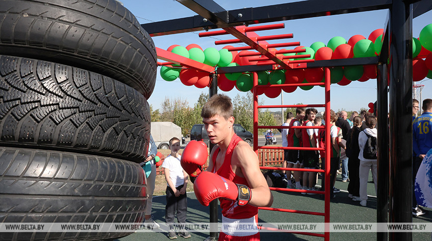 "Спорт для всех". В Могилеве появились новые спортивные площадки 