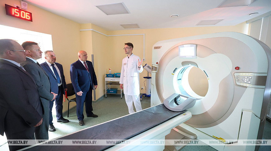 Кабинет рентгено-компьютерной томографии открылся в Полоцкой городской больнице