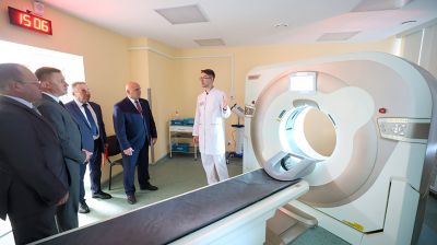 Кабинет рентгено-компьютерной томографии открылся в Полоцкой городской больнице