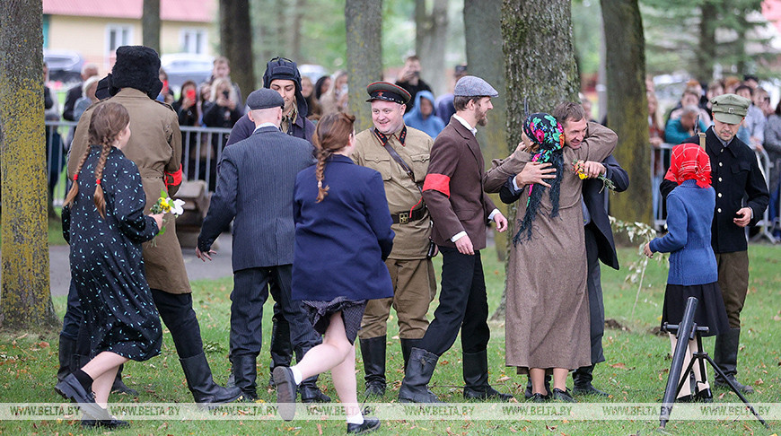 В Скиделе провели историческую реконструкцию восстания 1939 года