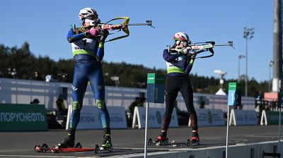 Заключительные гонки чемпионата Беларуси по летнему биатлону проходят в "Раубичах" 