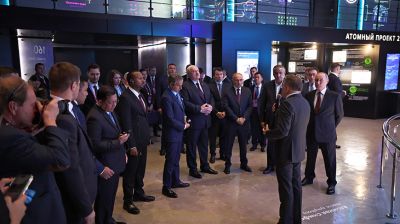 Лукашенко принимает участие в Глобальном атомном форуме