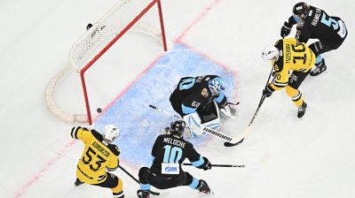 Хоккеисты "Динамо-Минск" победили 'Северсталь" в домашнем матче КХЛ