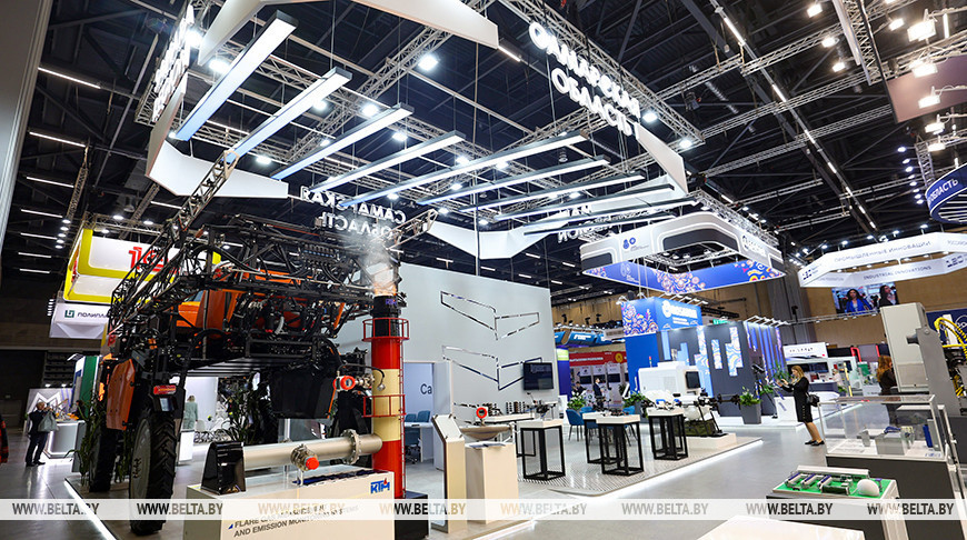 Общая площадь экспозиции - более 20 тыс. кв.м. Выставка "ИННОПРОМ. Беларусь" стартовала в Минске