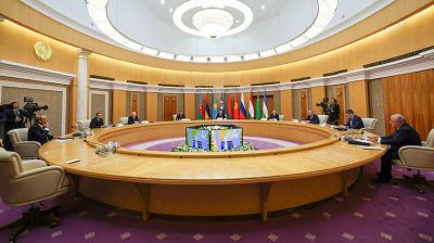 Заседание Совета глав правительств СНГ в узком составе в Минске