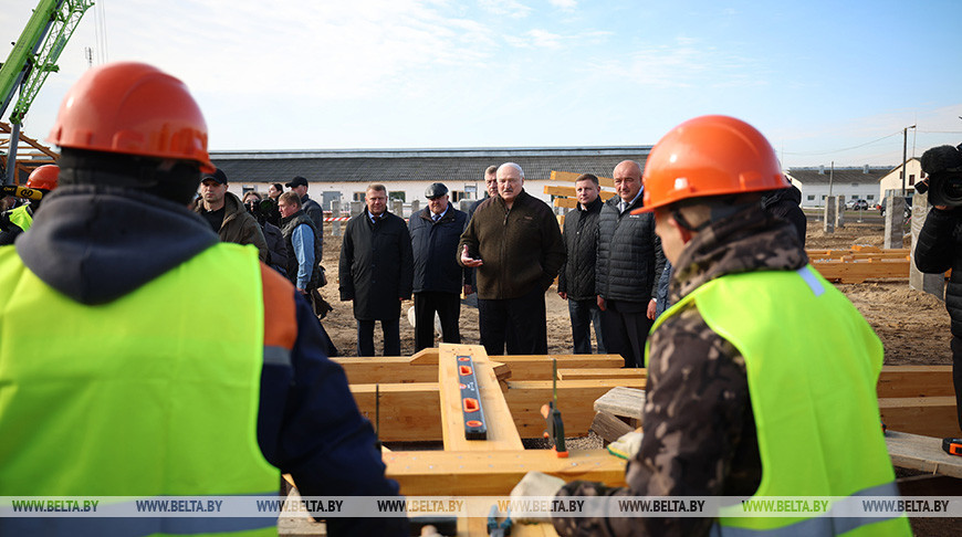Лукашенко ознакомился с реализацией проектов на Полесье