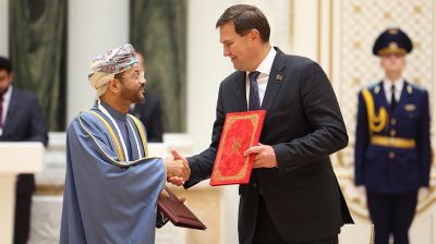 Пакет документов о сотрудничестве подписан между Беларусью и Оманом