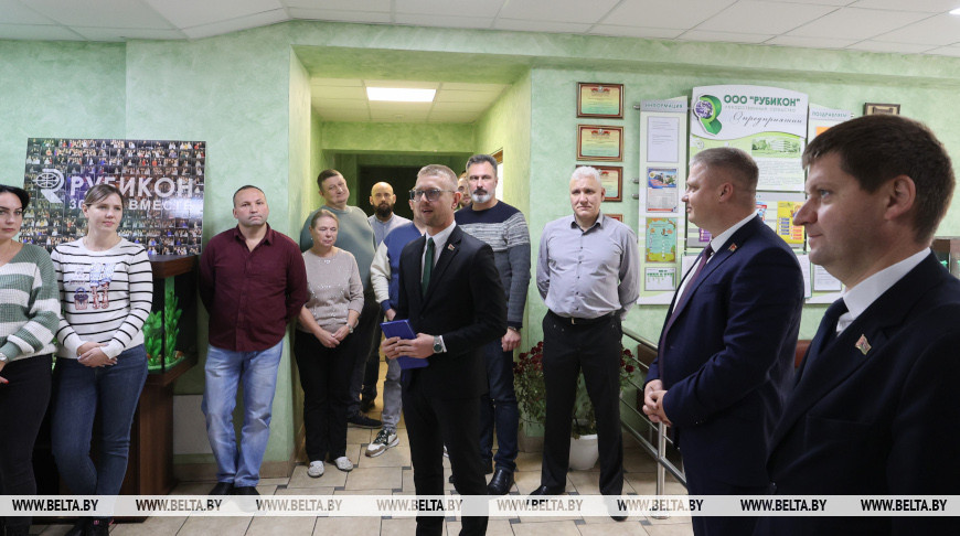 С работой фармпредприятия "Рубикон" ознакомился председатель Витебского горисполкома