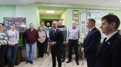 С работой фармпредприятия "Рубикон" ознакомился председатель Витебского горисполкома