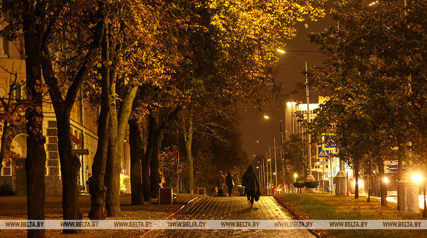 Дождливый вечер в Минске