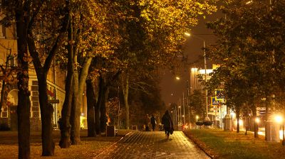 Дождливый вечер в Минске