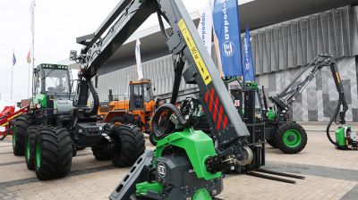 Новинки техники, деревянные дома и дары леса. Выставка "Лесдревтех" стартовала в Минске