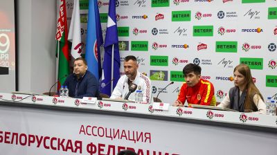 Пресс-конференция главных тренеров сборных Беларуси и Китая по мини-футболу прошла в Минске