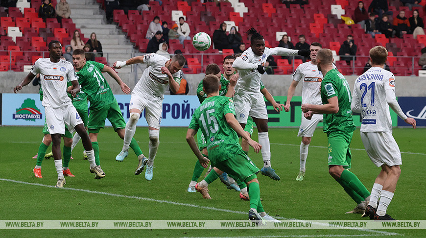Минское "Динамо" не смогло одолеть футболистов "Гомеля" в матче чемпионата Беларуси