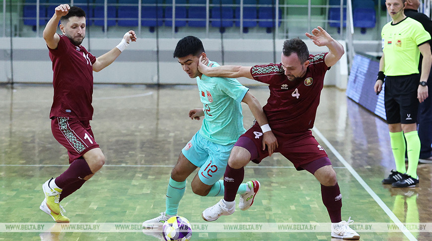 Сборная Беларуси по мини-футболу второй раз победила команду Китая в Минске