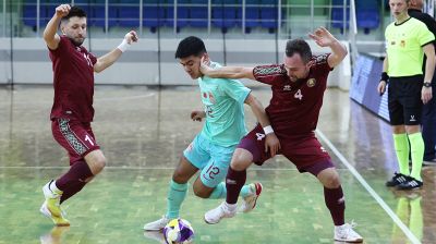 Сборная Беларуси по мини-футболу второй раз победила команду Китая в Минске